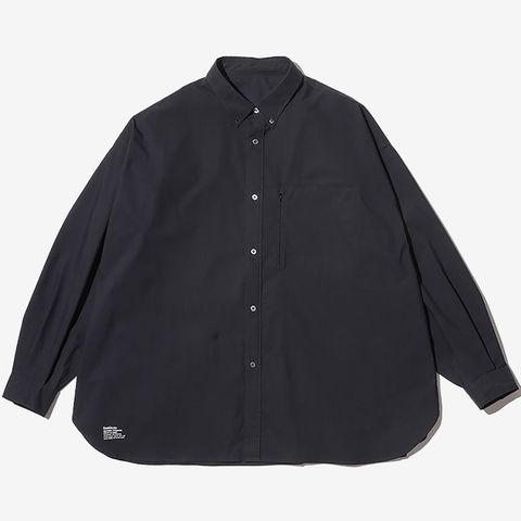 SOLOTEXⓇ TYPEWRITER UTILITY L/S B.D SHIRT / BLACK