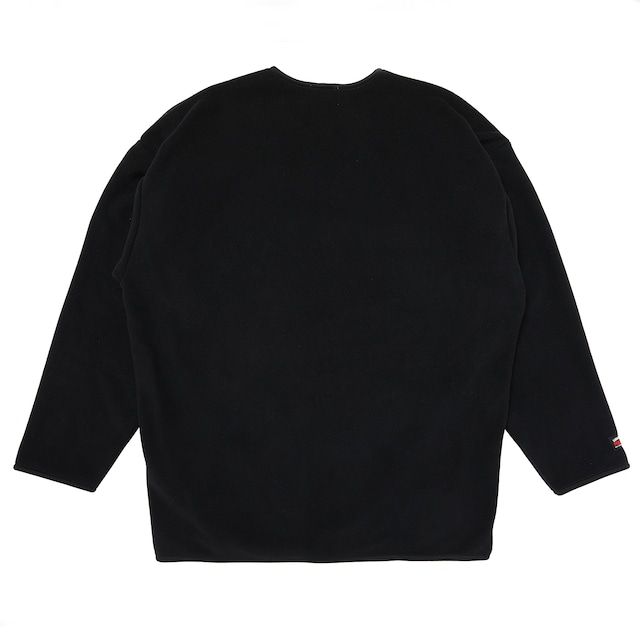 CS FLEECE SHIRT / BLACK / フリースカットソー