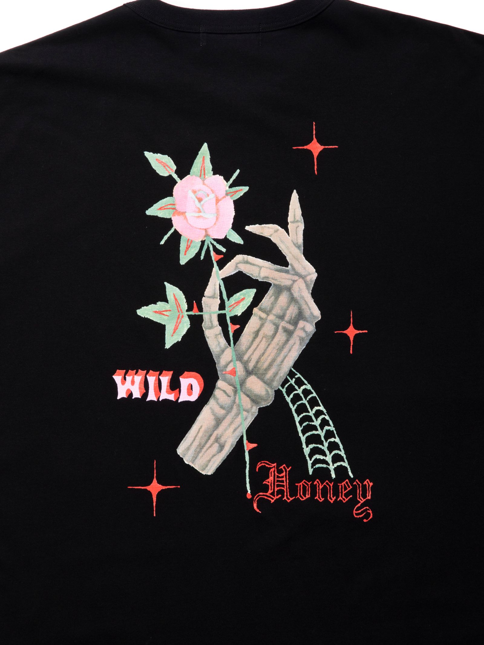 COOTIE PRODUCTIONS - Print S/S Tee (Wild Honey) / BLACK