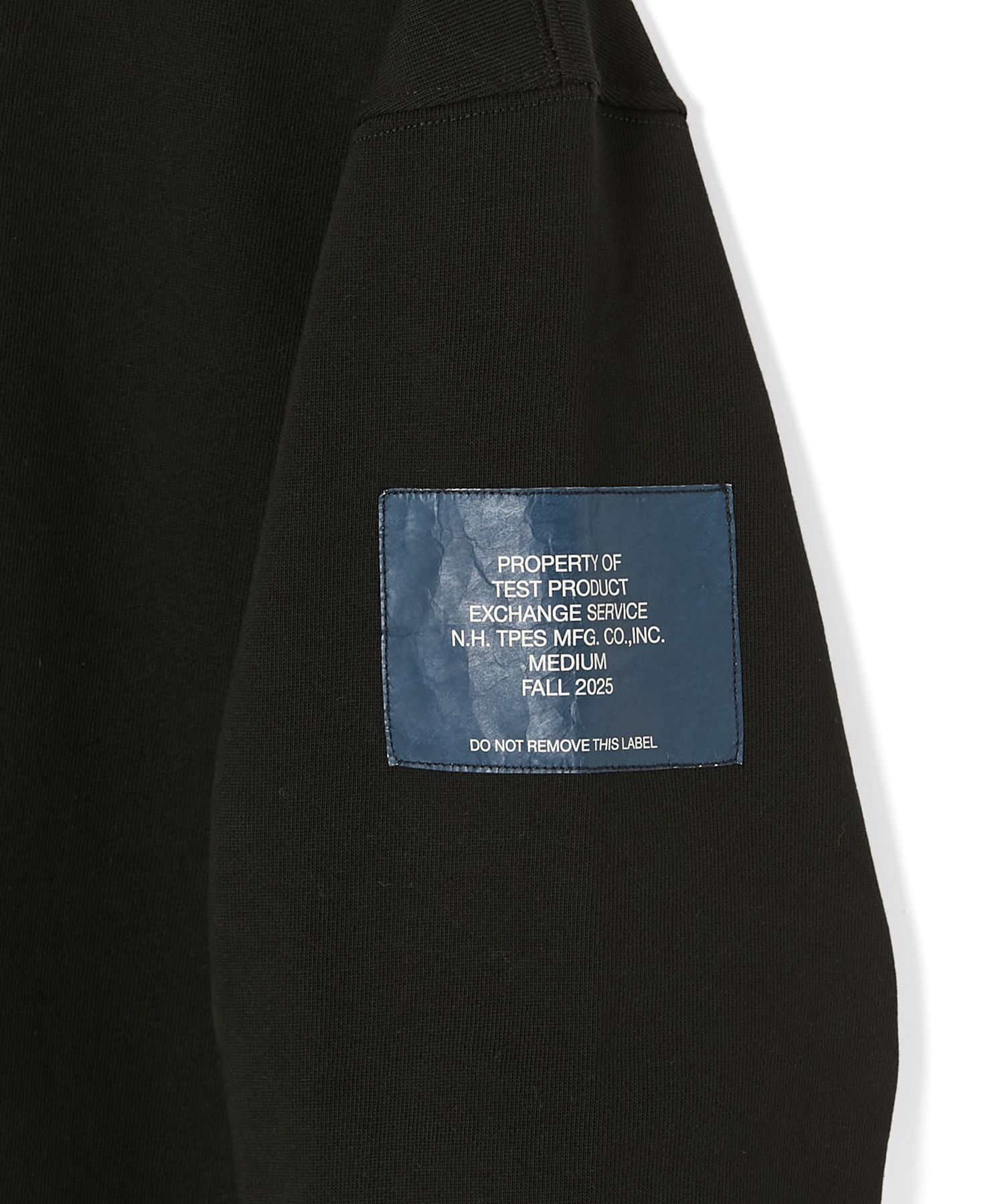 9252-CS81 / CREWNECK SWEATSHIRT / BLACK / ミリタリースウェット