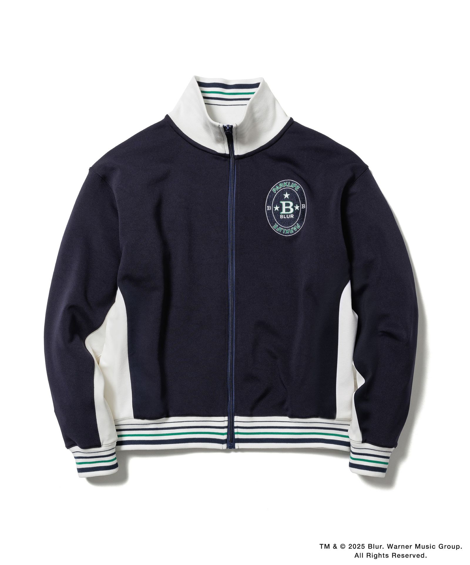 TRACK JACKET(xblur) / NAVYxWHITE / blurコラボレーション