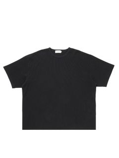 Degreasing Rough Waffle S/S Tee / BLACK /  ワッフルティーシャツ