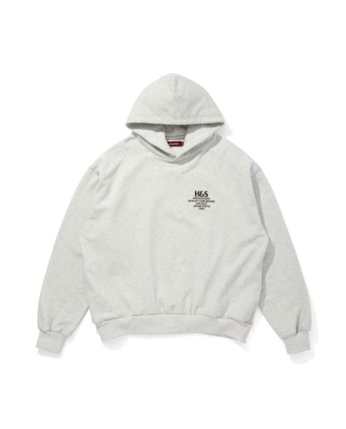 H&S Hooded Sweat Shirt(25aw) / L-GRY / ロゴ入りパーカー