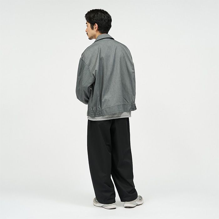 CORPORATE WIDE EASY PANTS / BLACK