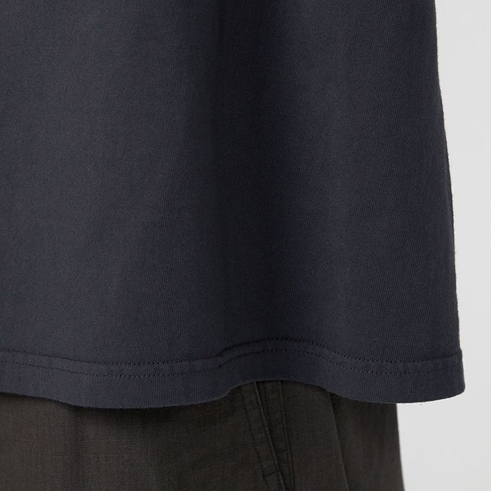 8oz Field Long Sleeve Pocket Tee / K(Black)