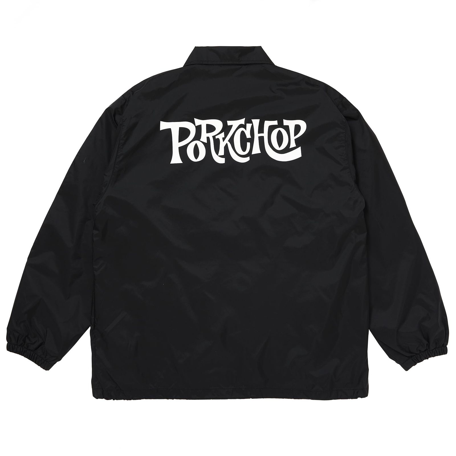 SC LOGO COACH JACKET / BLACK / コーチジャケット