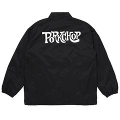 SC LOGO COACH JACKET / BLACK / コーチジャケット
