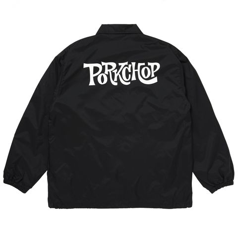 SC LOGO COACH JACKET / BLACK / コーチジャケット