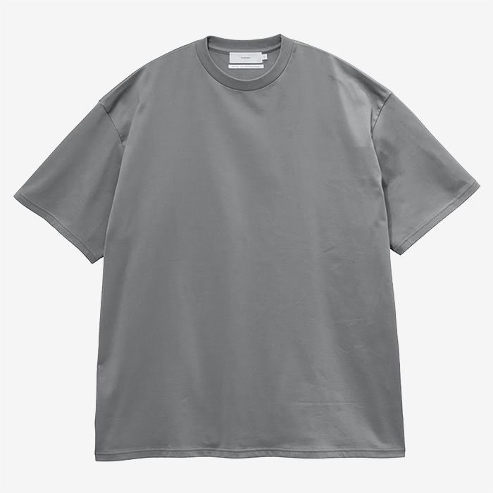 Tri Spun Cotton S/S Oversized Tee / Stone Gray