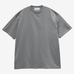 Tri Spun Cotton S/S Oversized Tee / Stone Gray