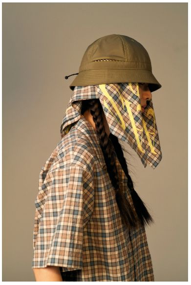 Seersucker Scarf / PLAID / バンダナ