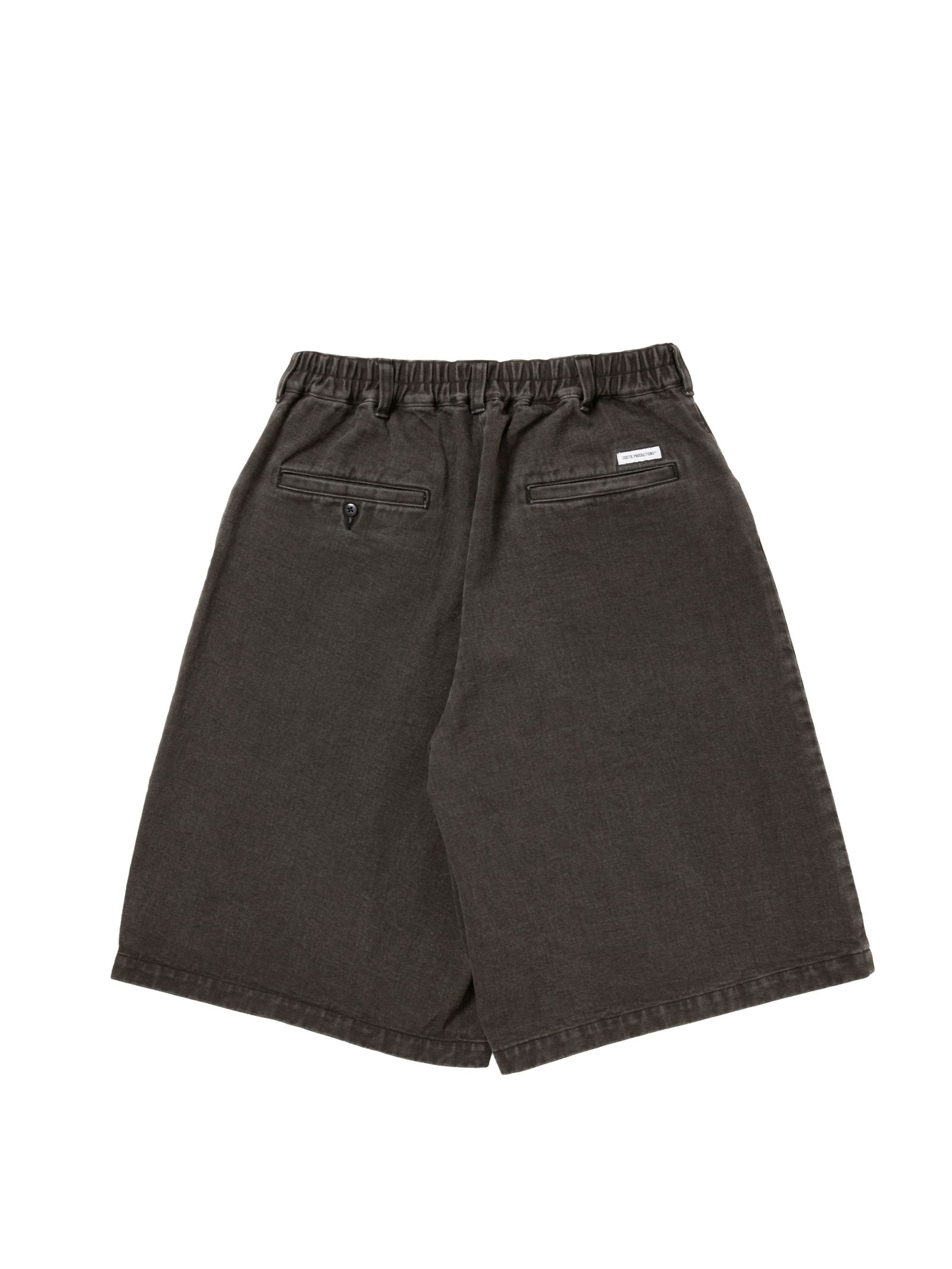 Color Denim Easy Short Trousers / FADE BLACK /  デニムショーツ / CTE-25A126