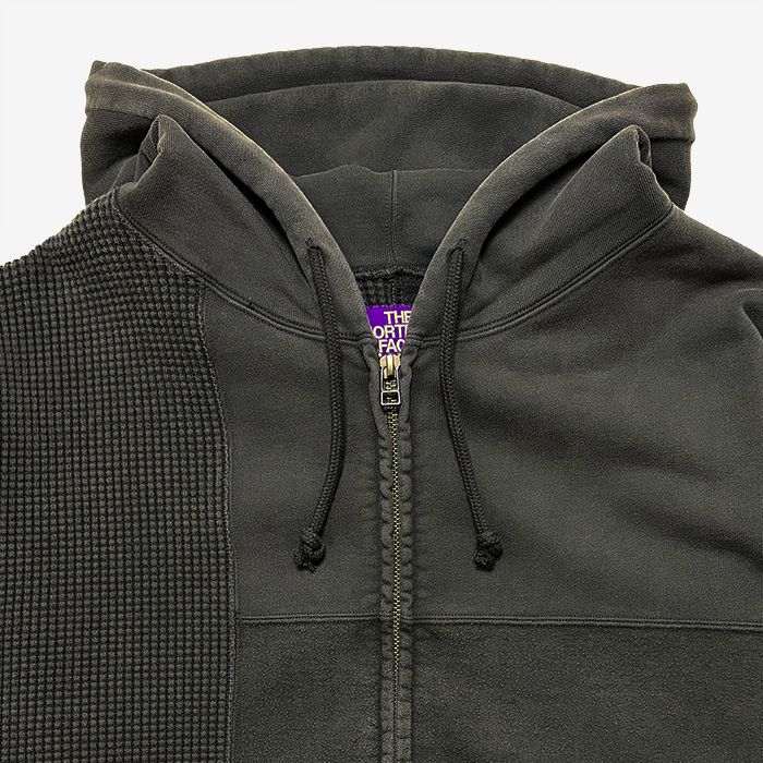 Field Patchworked Zip Up Parka / AH(Asphalt Gray)