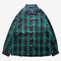 MILPITAS PLAID LS SHIRT / GREEN