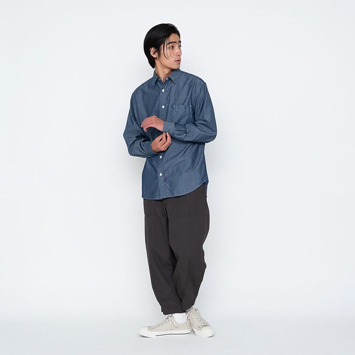 THE NORTH FACE PURPLE LABEL - Ripstop Wide Cropped Field Pants / K(Black) |  Stripe Online Store