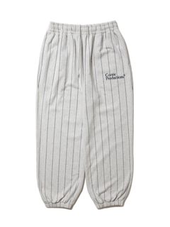 Allover Print Open End Yarn Sweat Easy Pants / Oatmeal / スウェットパンツ