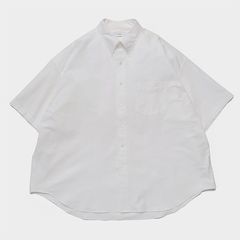 Oxford S/S Oversized B.D Shirt / WHITE