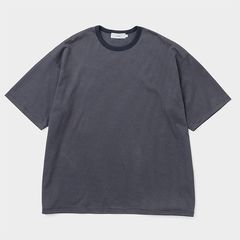 Narrow Border S/S Tee / NAVY × GRY