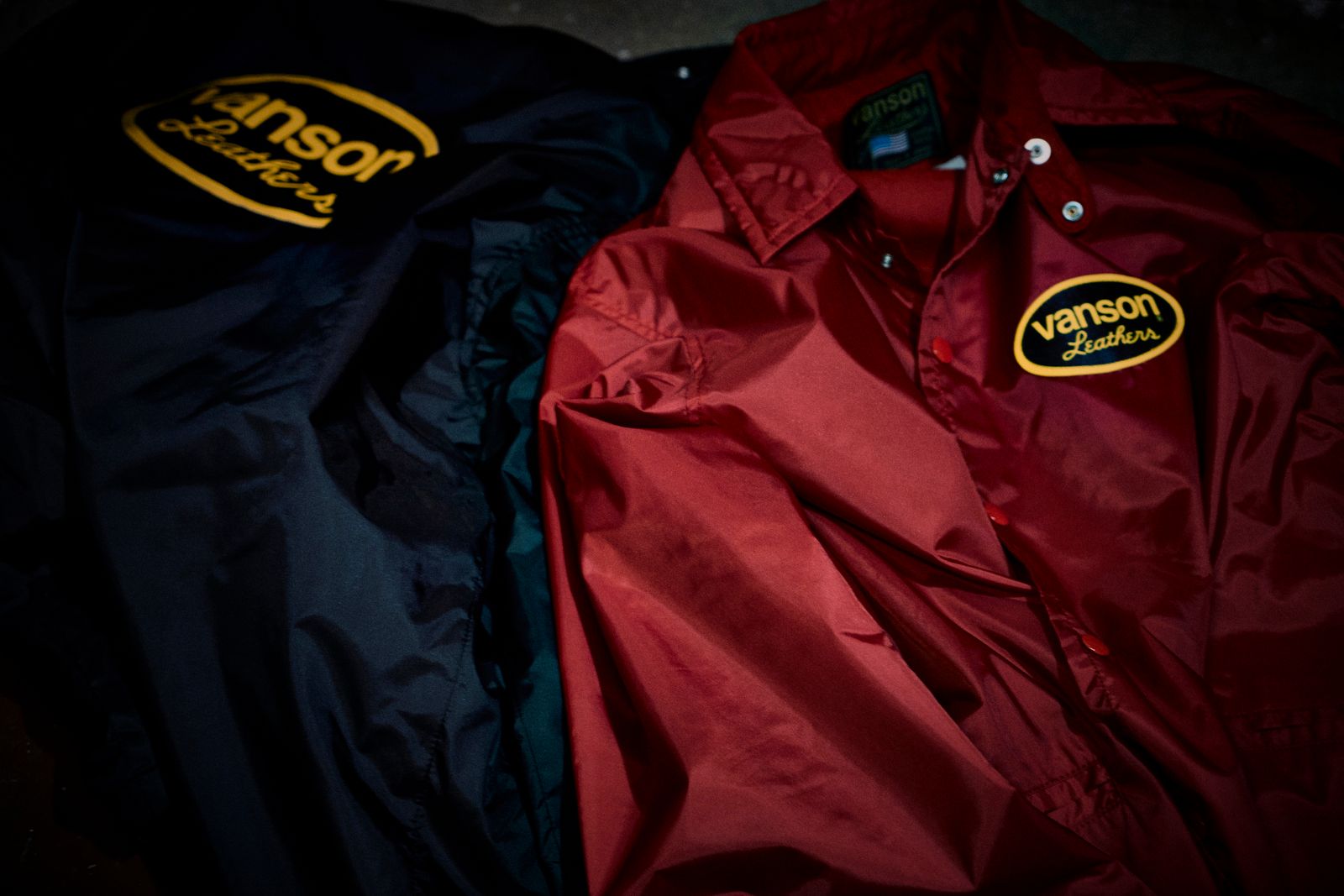 VANSON × MASSES NYLON JKT / BLACK / VANSONコラボレーション