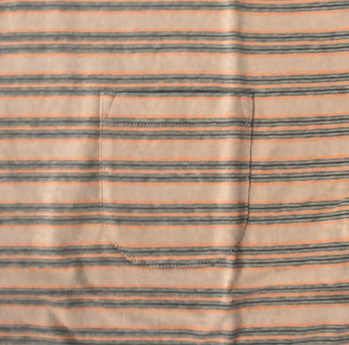 Horizontal Striped Tee / Brown Stripe