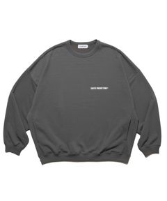 Dry Tech Oversized Sweat Crew / GRAY /  ドライテックスウェット