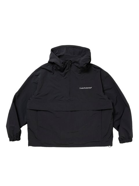 Polyester Taffeta Anorak Hoodie / BLACK /  アノラックジャケット