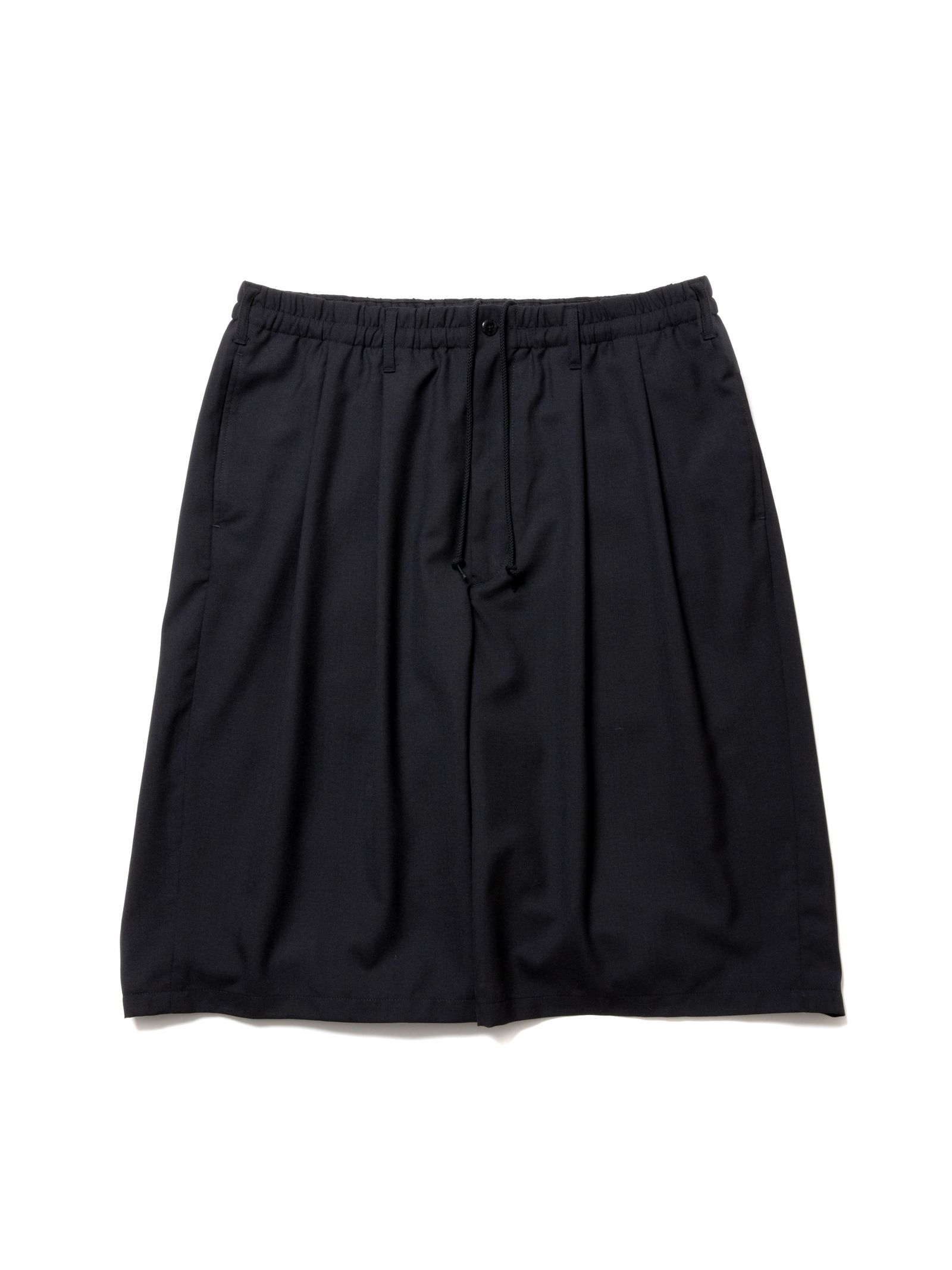 T/W 2 Tuck Easy Shorts / Black / タックイージーショーツ - M