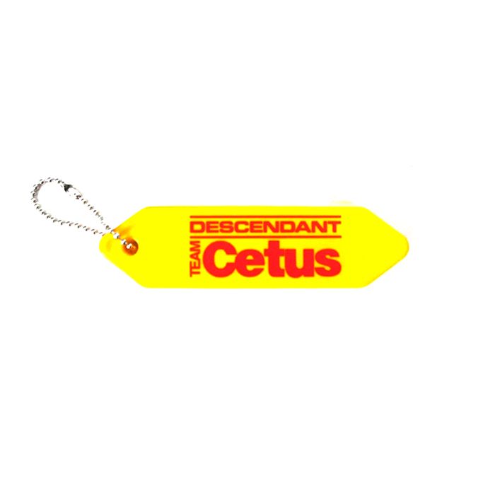 TEAM CETUS FLOATING KEYHOLDER / YELLOW