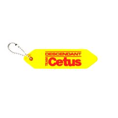 TEAM CETUS FLOATING KEYHOLDER / YELLOW