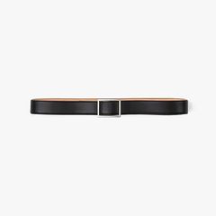 Holeless Leather Classic Belt / BLACK