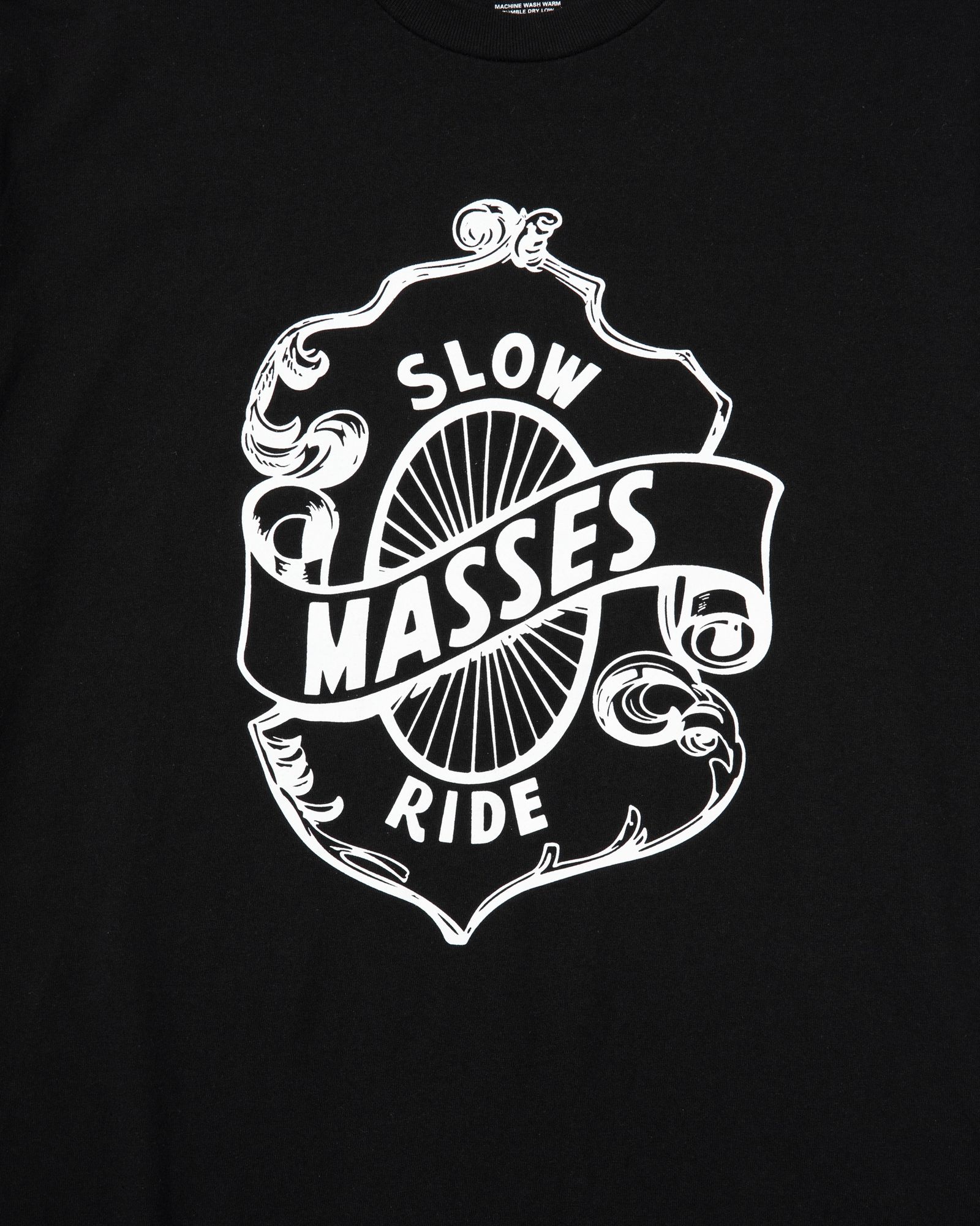 T-SHIRT SLOW RIDE / BLACK / プリントティー