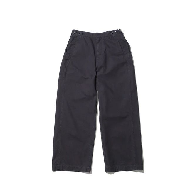 Cotton Ripstop Military Trousers / NAVY - 34