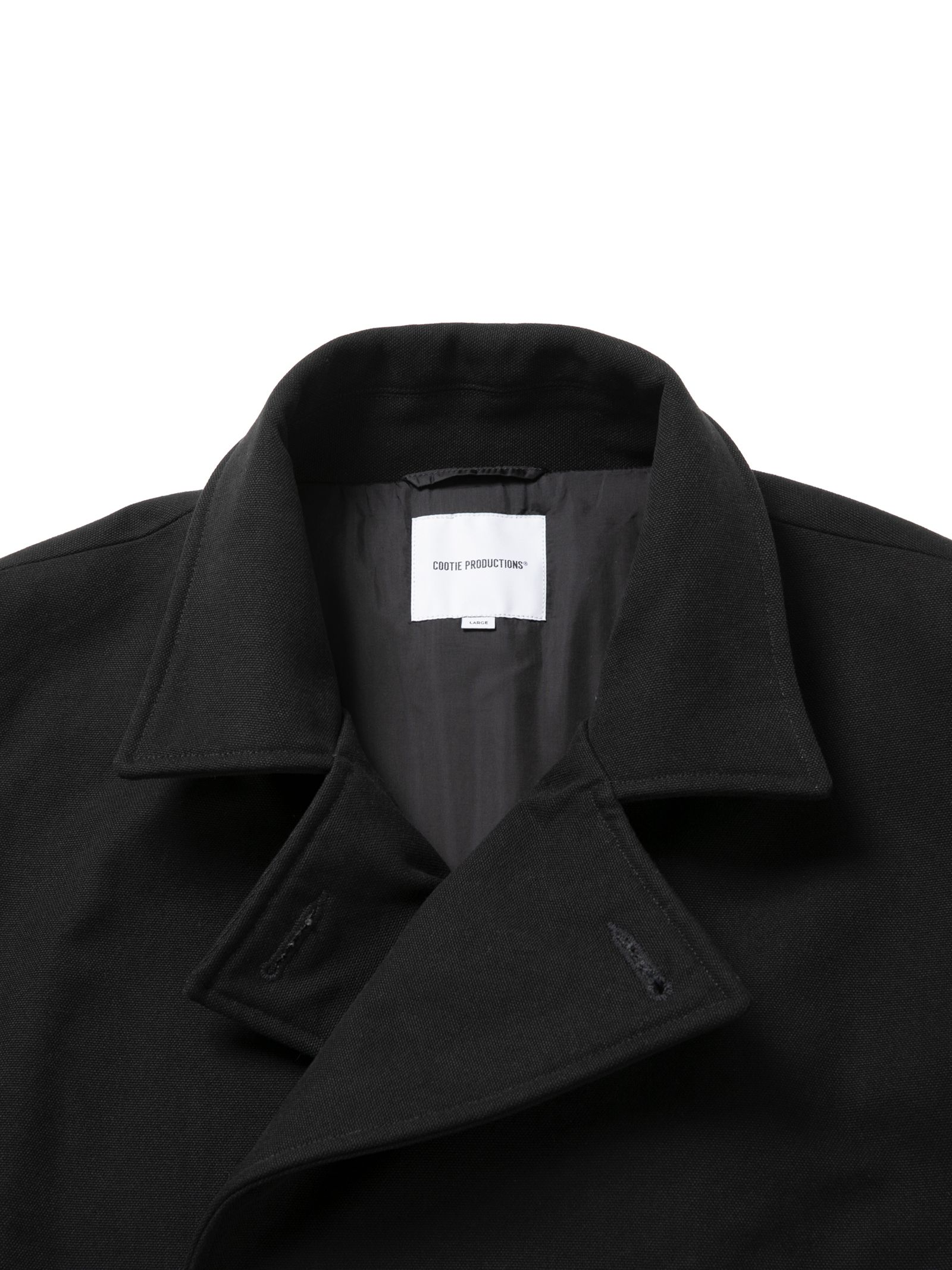 Nidom Cotton Duck Pea Coat / BLACK / ピーコート