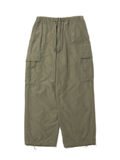 N/C Poplin 6 Pocket Easy Pants / SAGE / カーゴイージーパンツ