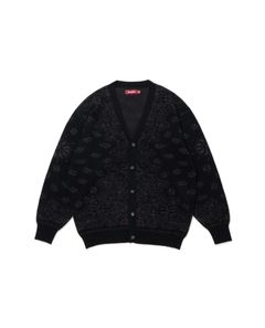 Bandana Cardigan / BLK×C-GRY / カーディガン