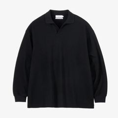 Graphpaper ポロシャツ 黒 Graphpaper (グラフペーパー) 25SS Collectionの新作、Cotton