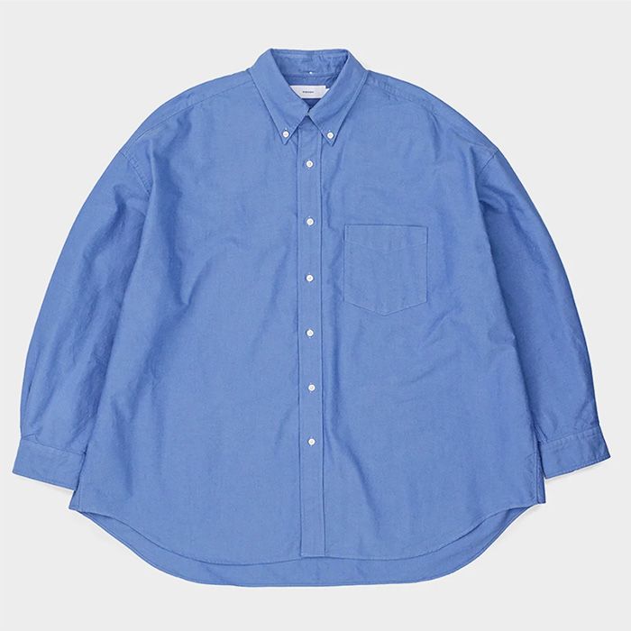 Oxford L/S Oversized B.D Shirt / Sax