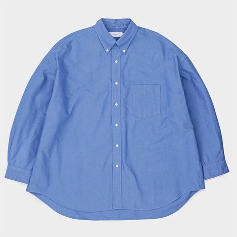 Oxford L/S Oversized B.D Shirt / Sax