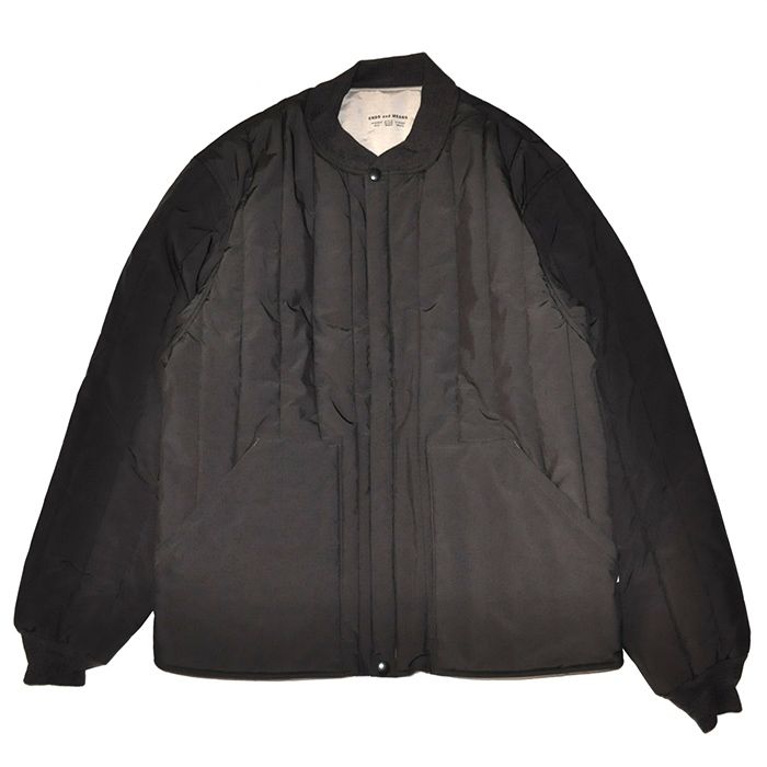 ENDS and MEANS - Reversible Quilting Jacket / African Black 