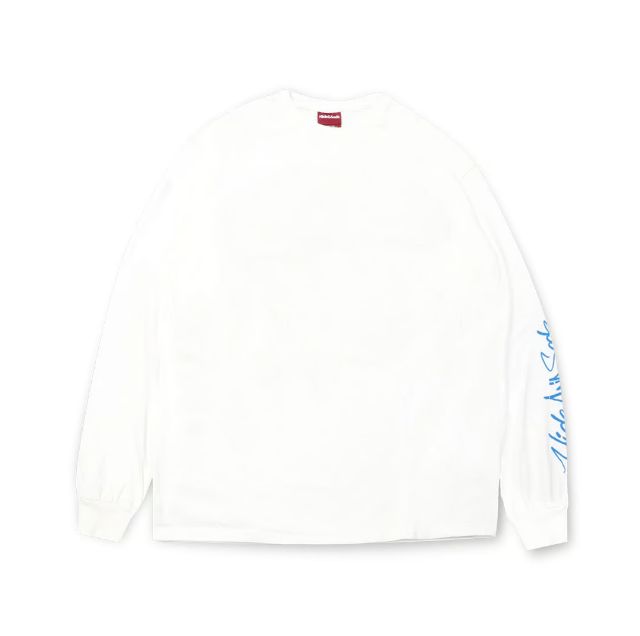 Rose L/S Tee(Back) / WHT / ローズロングスリーブティー