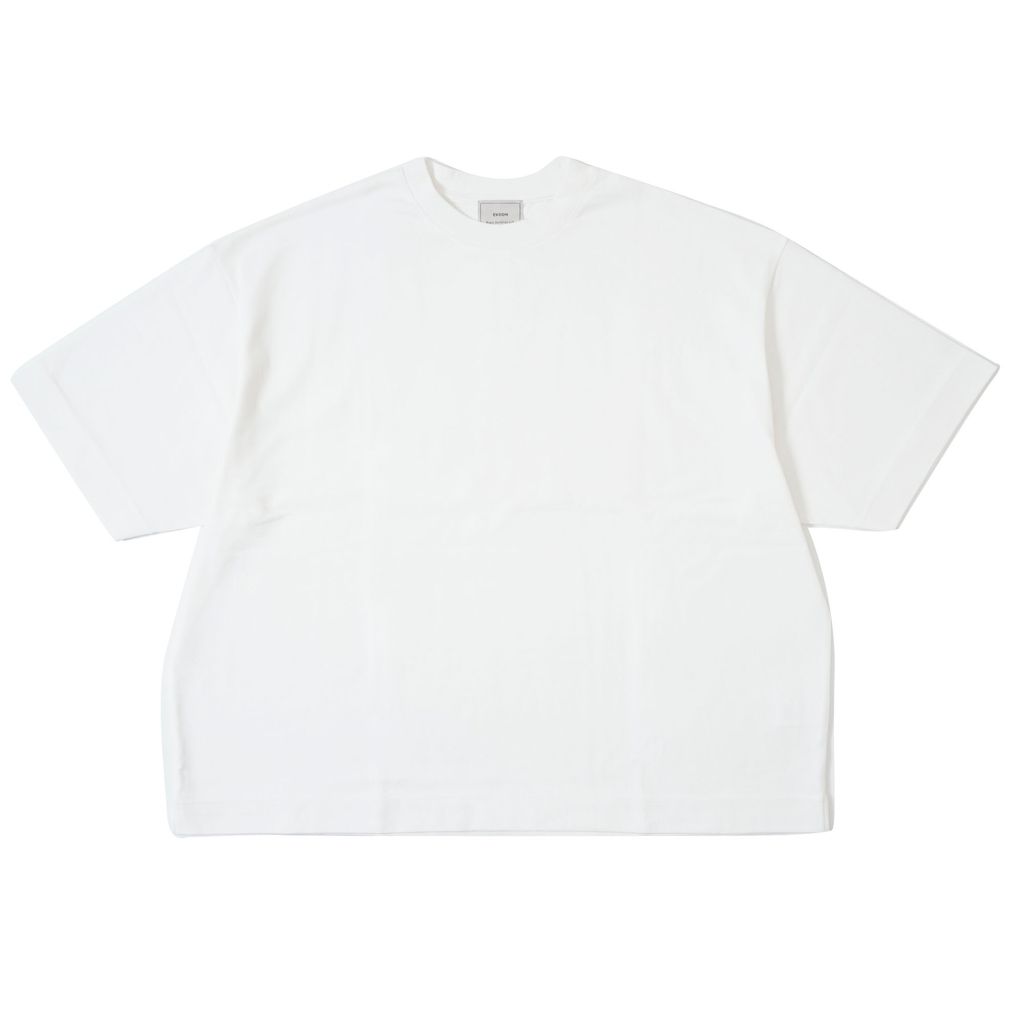 EVCON - WIDE S/S T-SHIRT / WHITE | Stripe Online Store