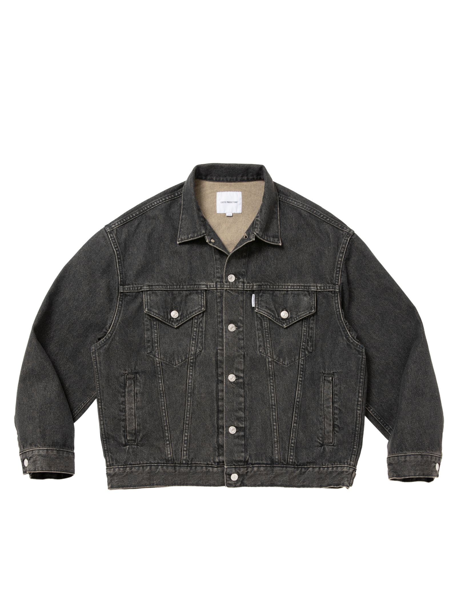 12.5oz Denim Trucker Jacket / BLACK FADE OD /  デニムジャケット