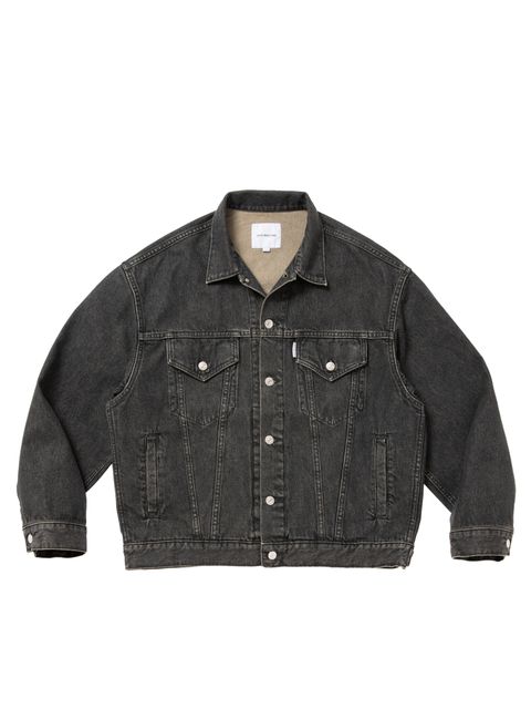12.5oz Denim Trucker Jacket / BLACK FADE OD /  デニムジャケット