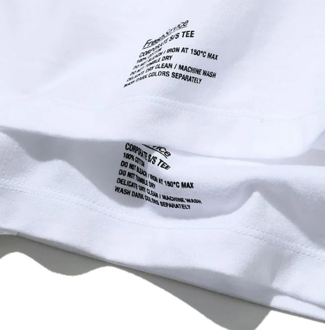 FreshService - 2-PACK OVERSIZED S/S TEE / WHITE | Stripe Online Store