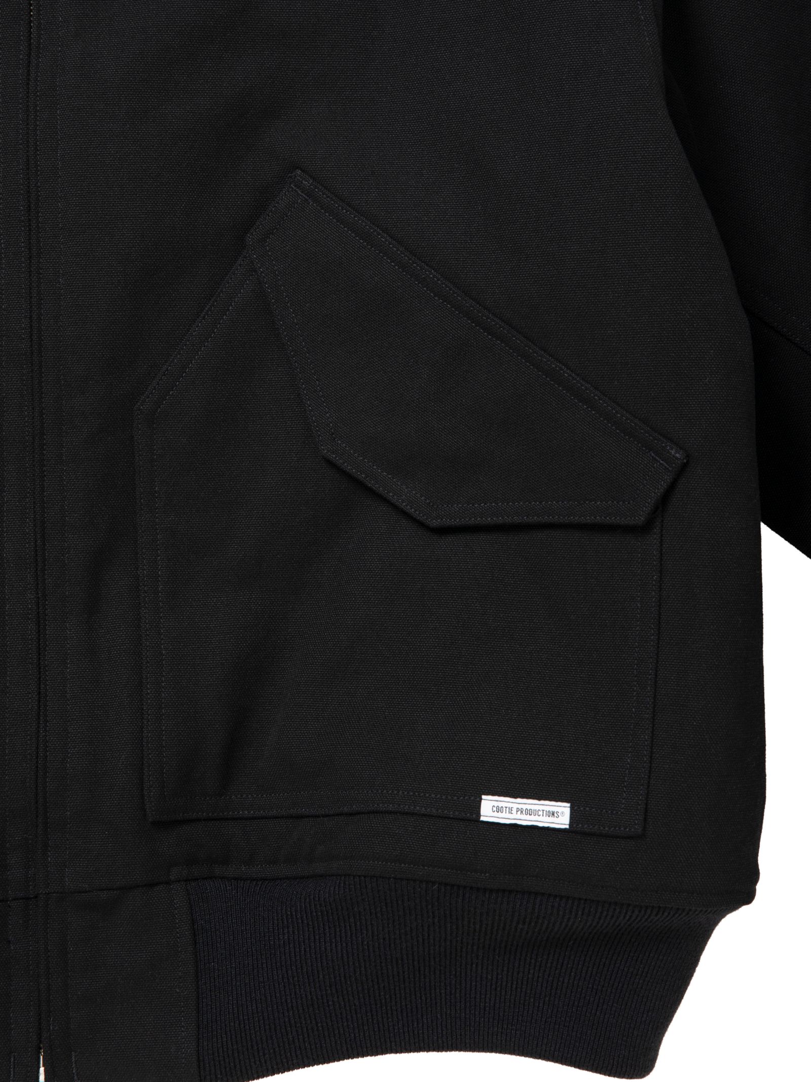 Nidom Cotton Duck Flight Jacket / BLACK / フライトジャケット