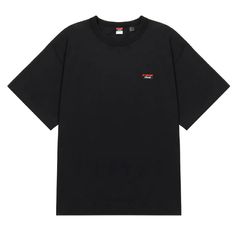 ECO HYBRID BOX LOGO EMBROIDERY TEE / BLACK / ナンガ刺繡ロゴTシャツ