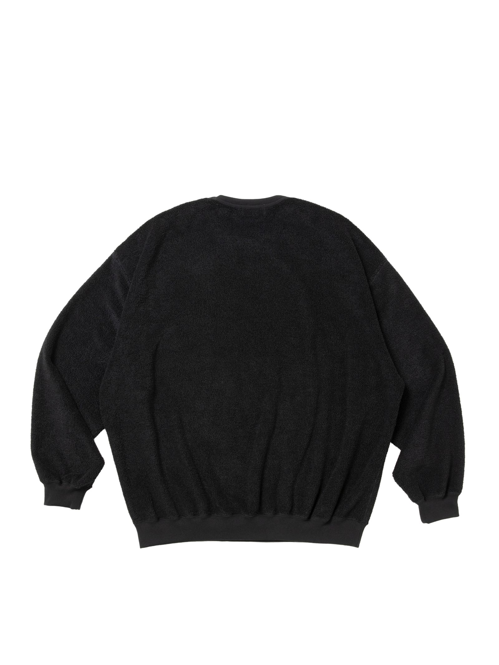 T/C Heavy Pile Crew / BLACK /  パイル スウェット