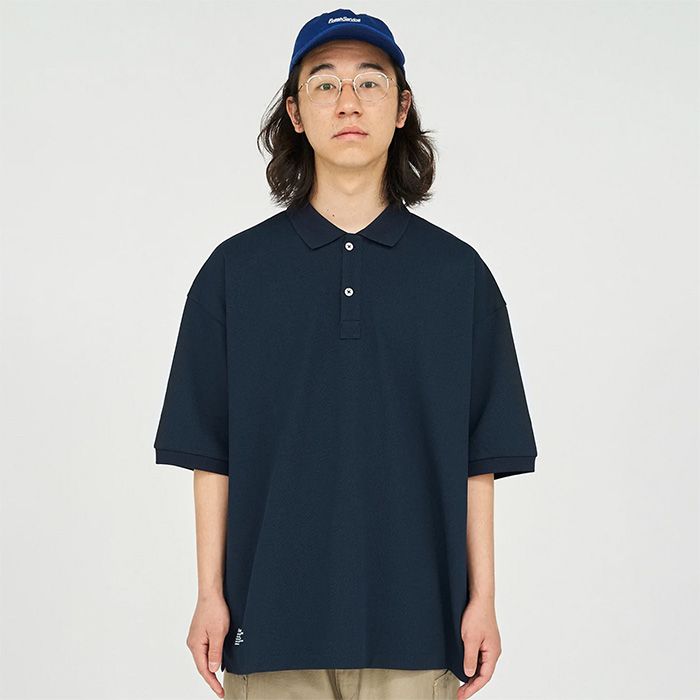 DRY PIQUE JERSEY S/S POLO / NAVY