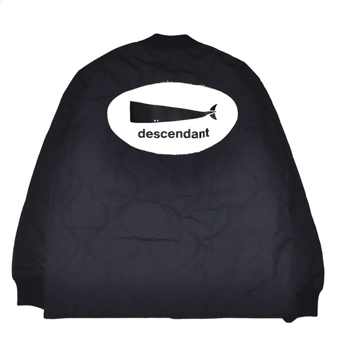 激渋！DESCENDANT！BLACKノーカラージャケット DESCENDANT/TEE WEATHER JACKET (BLACK)