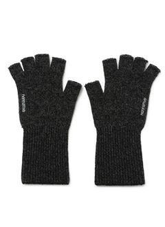 DWELLER CUT OFF GLOVES WOOL YARN / CHARCOAL